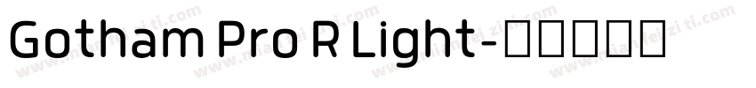 Gotham Pro R Light字体转换